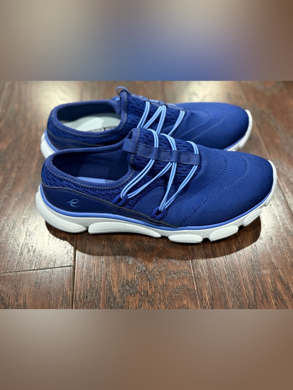 Easy Spirit x Denise Austin Women's Nolan Slip On Sport Mule Blue Size 8W